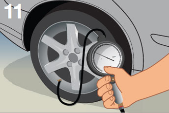 Popis: Keep your tires properly inflated